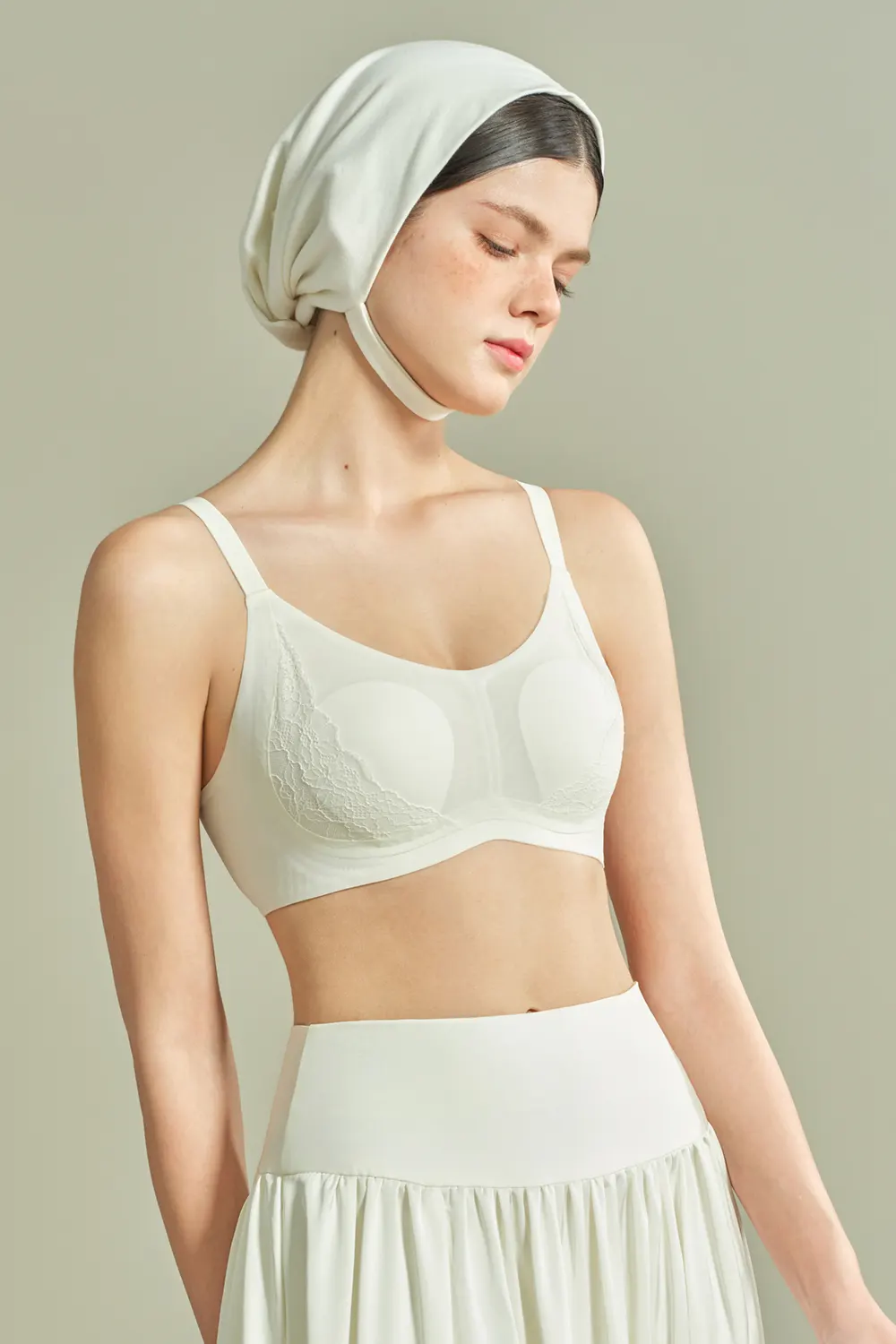 No Underwire Supportive Thin Lift Push Up Lace Bra