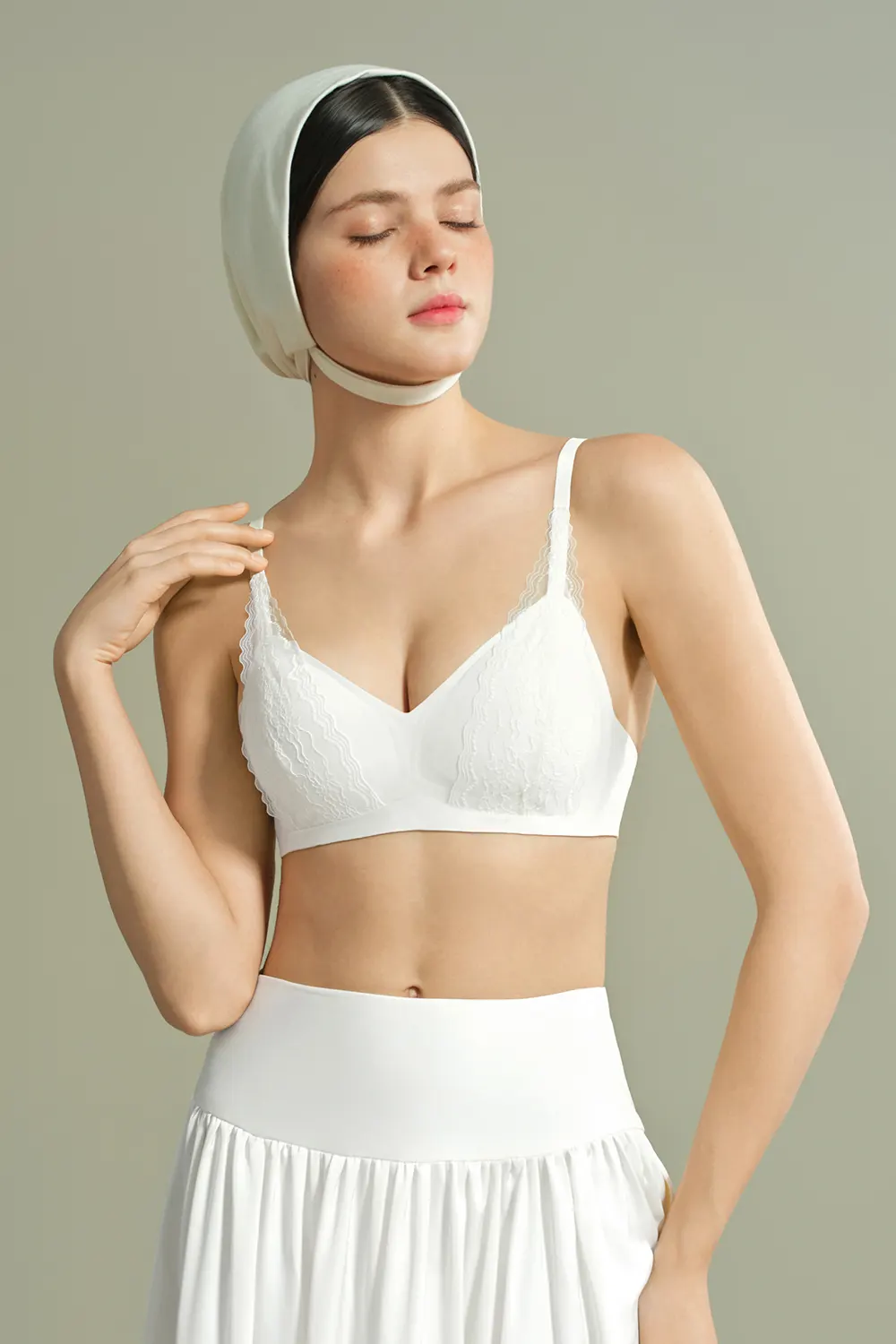 French Sexy Push Up Wireless Lace Bra