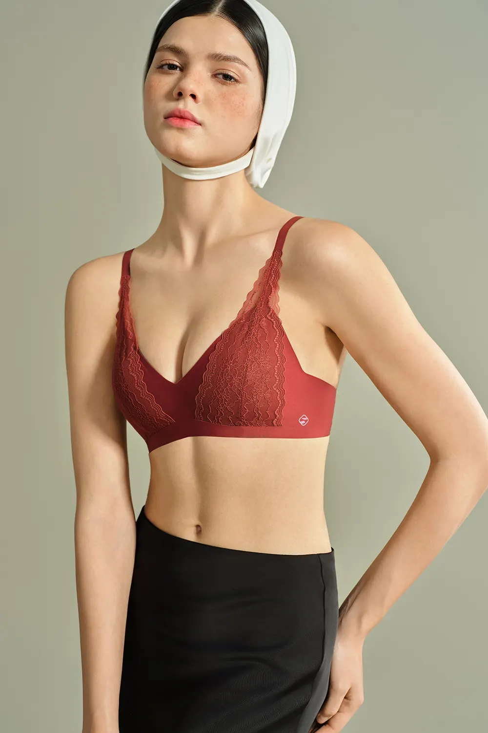 French Sexy Push Up Wireless Lace Bra