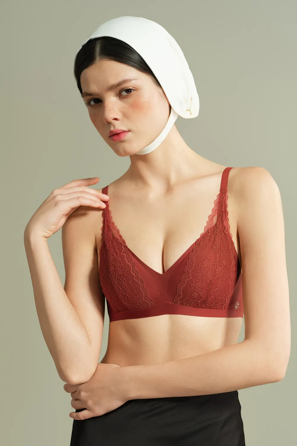 French Sexy Push Up Wireless Lace Bra