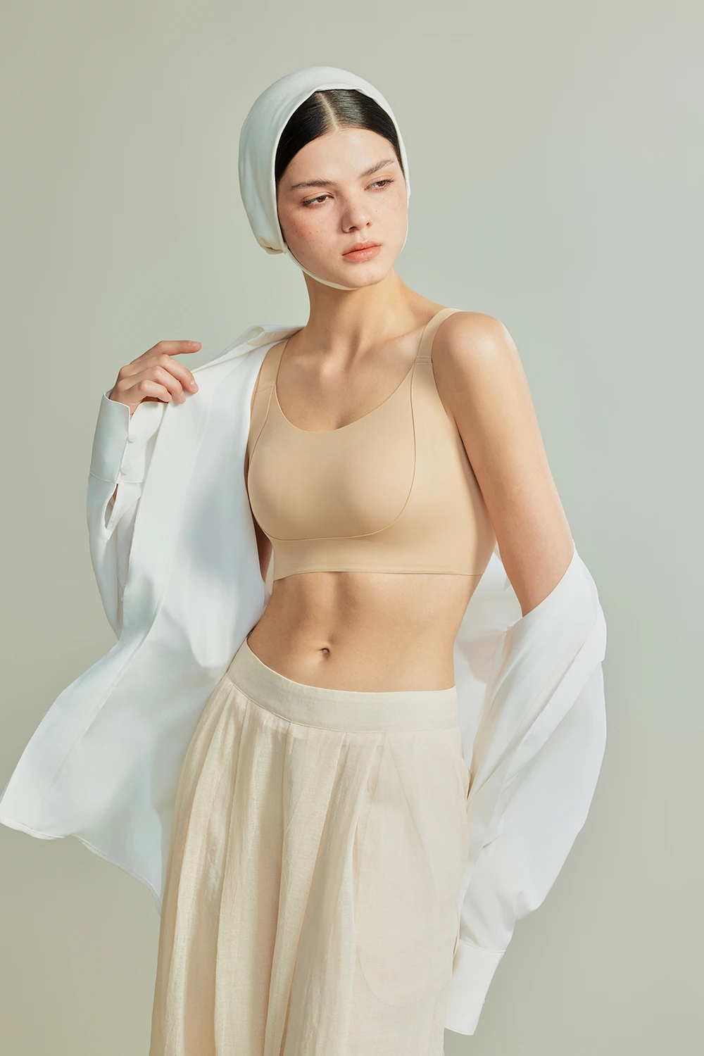 Plus Size Wireless Push Up Full Coverage Minimizer Bra