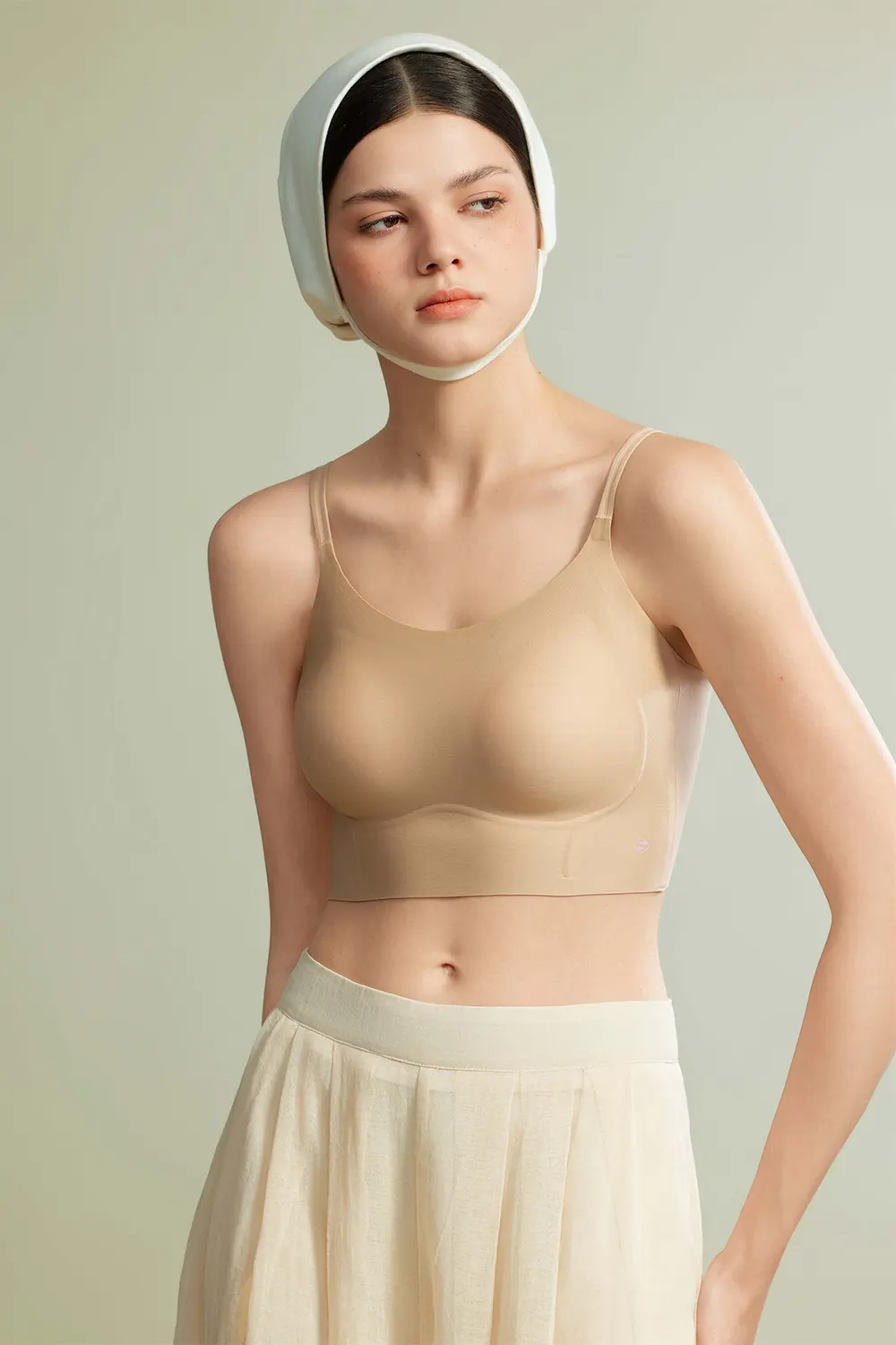 Seamless Fixed Cup Camisole Tanks Bra