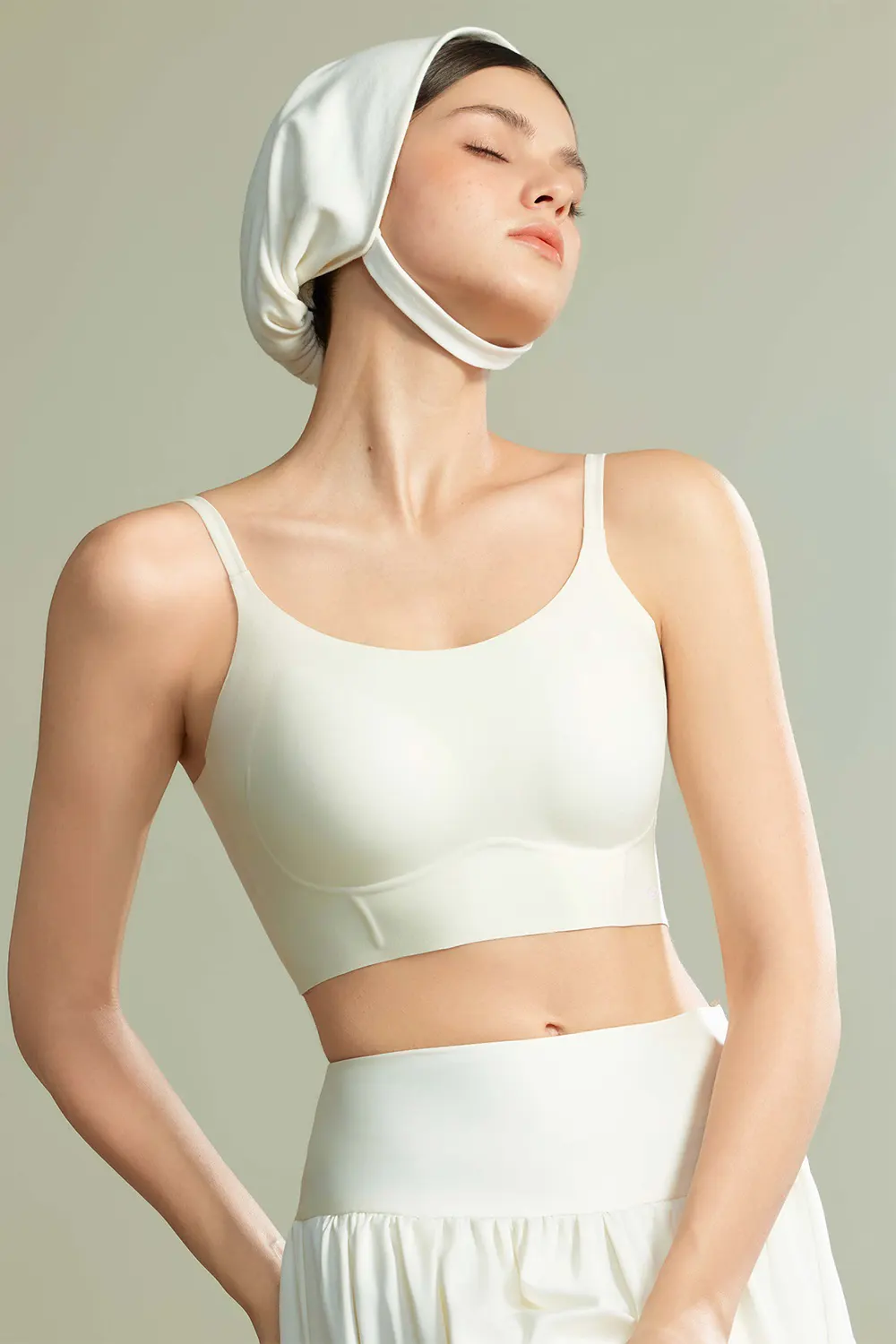 Seamless Fixed Cup Camisole Tanks Bra