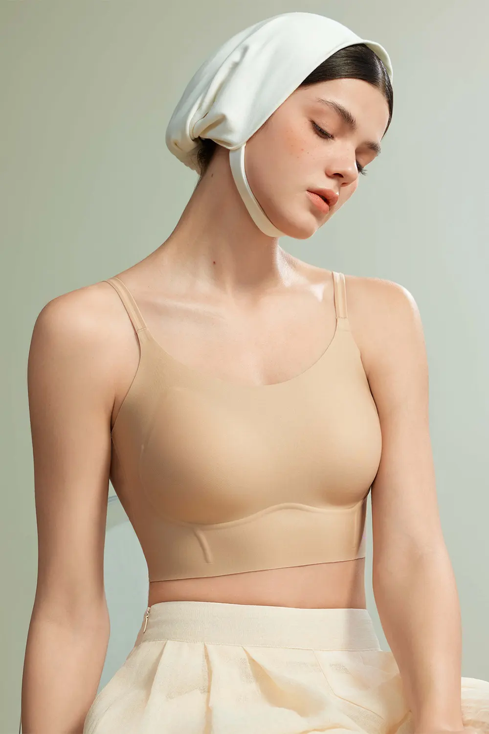 Seamless Fixed Cup Camisole Tanks Bra