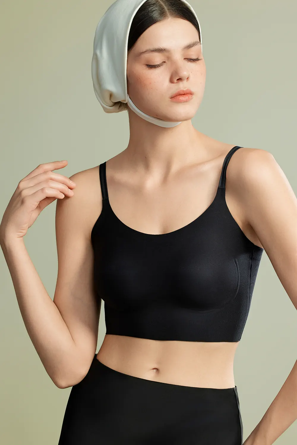 Seamless Fixed Cup Camisole Tanks Bra