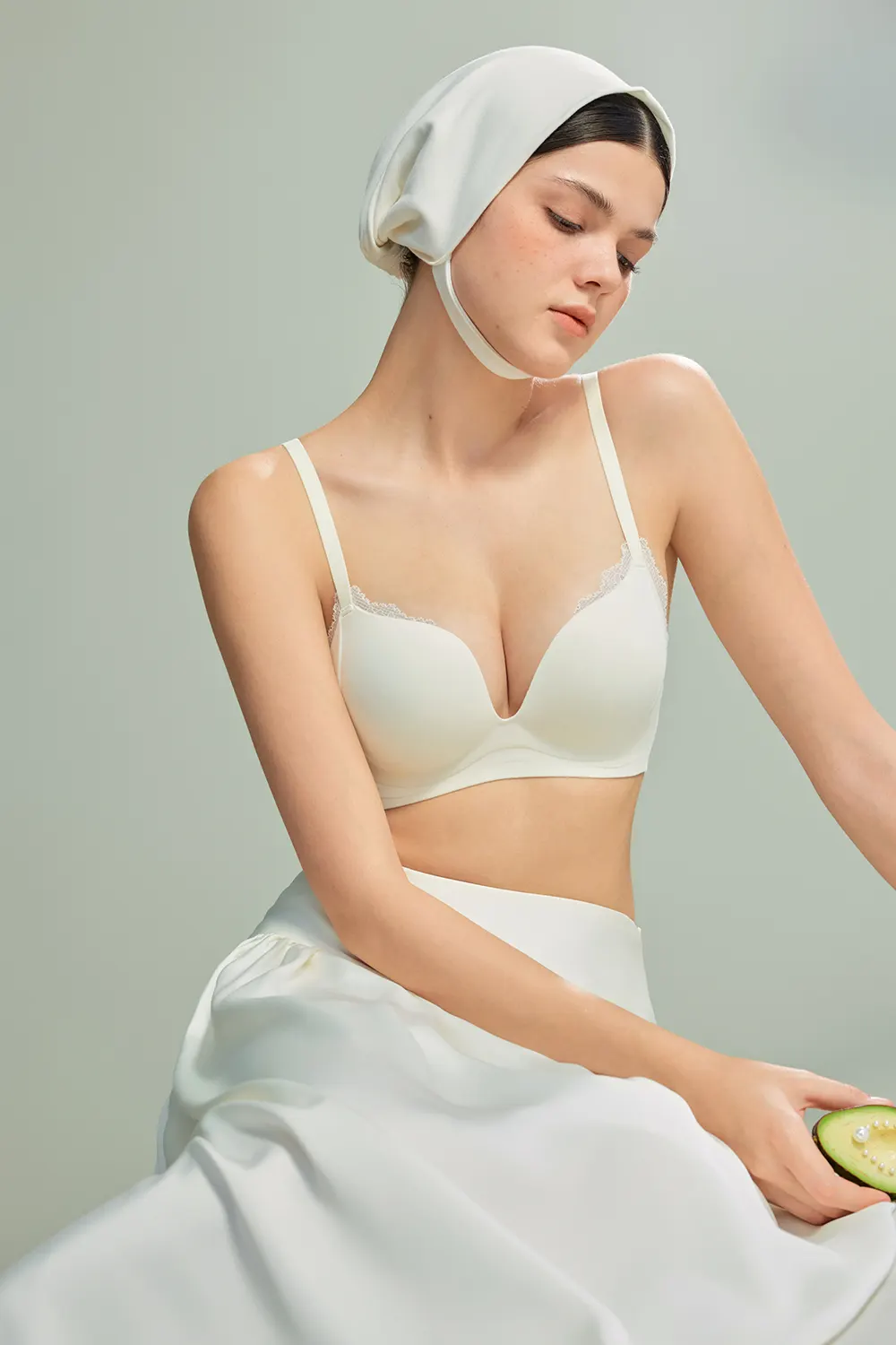 Sexy Lace Spliced Push Up Small Breast Bra