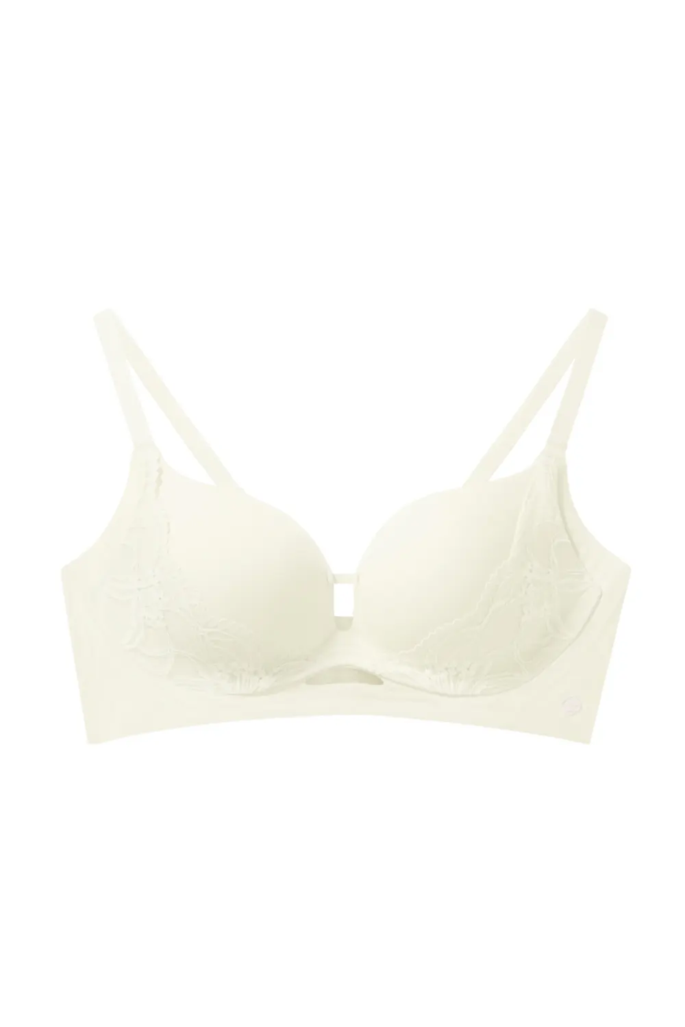 Push Up No Underwire Lace Spliced Bra