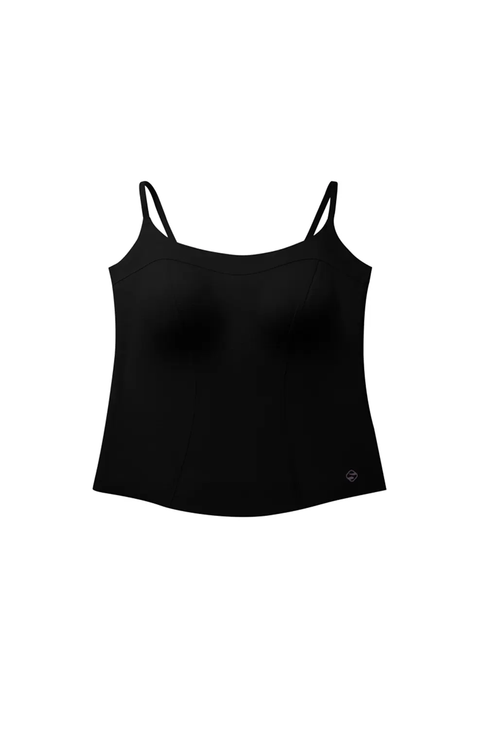 U Neck Slimming Padded Built-in Bra Cami Tops