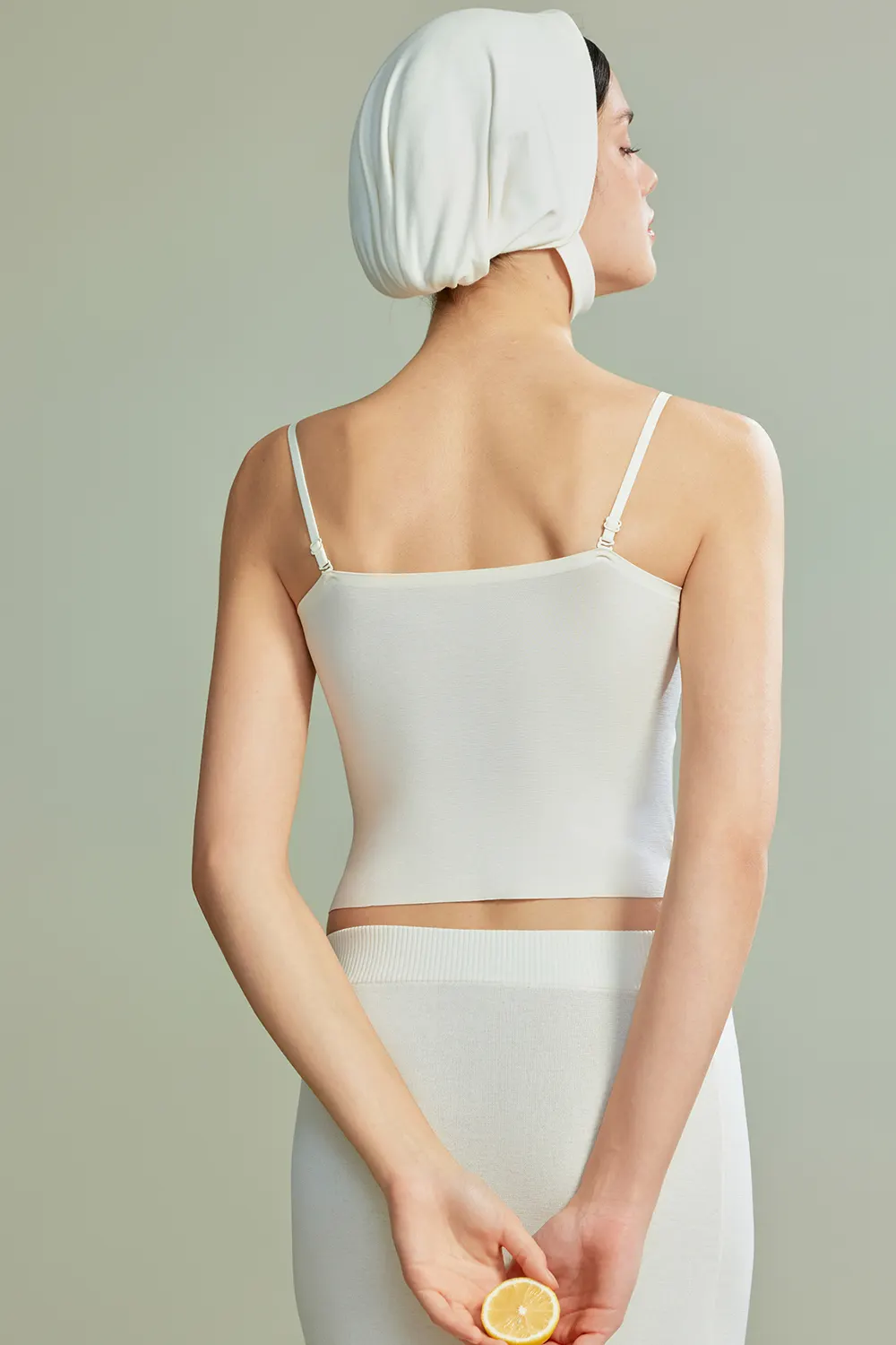U Neck Slimming Padded Built-in Bra Cami Tops