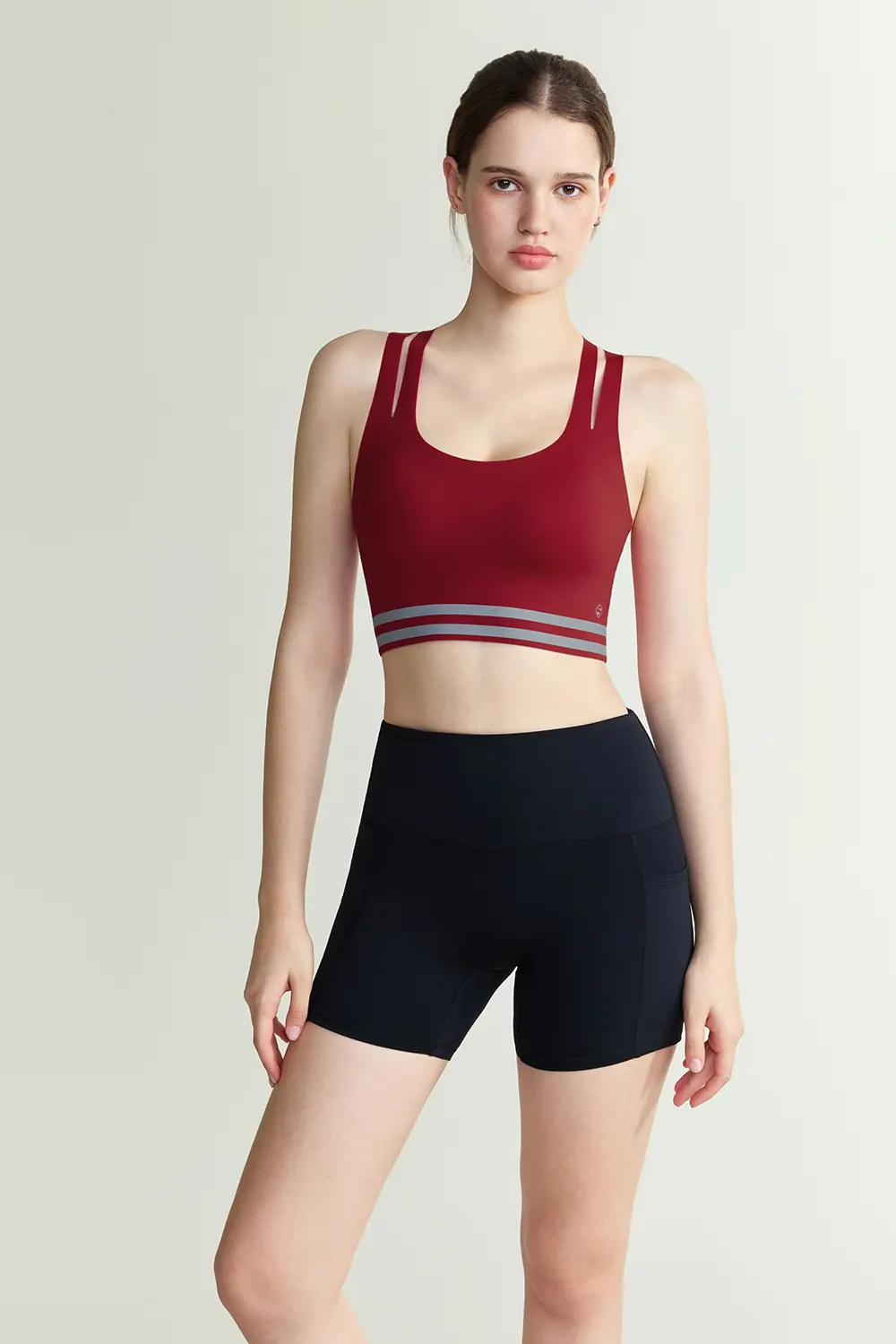 Racerback Shockproof  Running Yoga Sports Bra