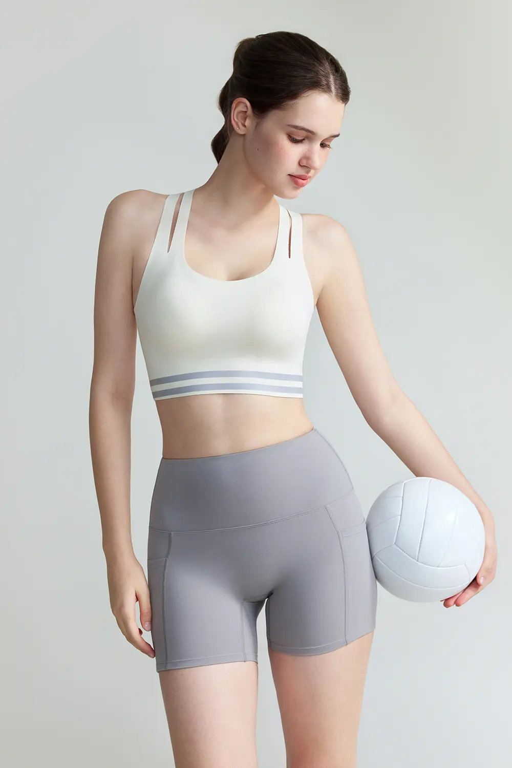 Racerback Shockproof  Running Yoga Sports Bra