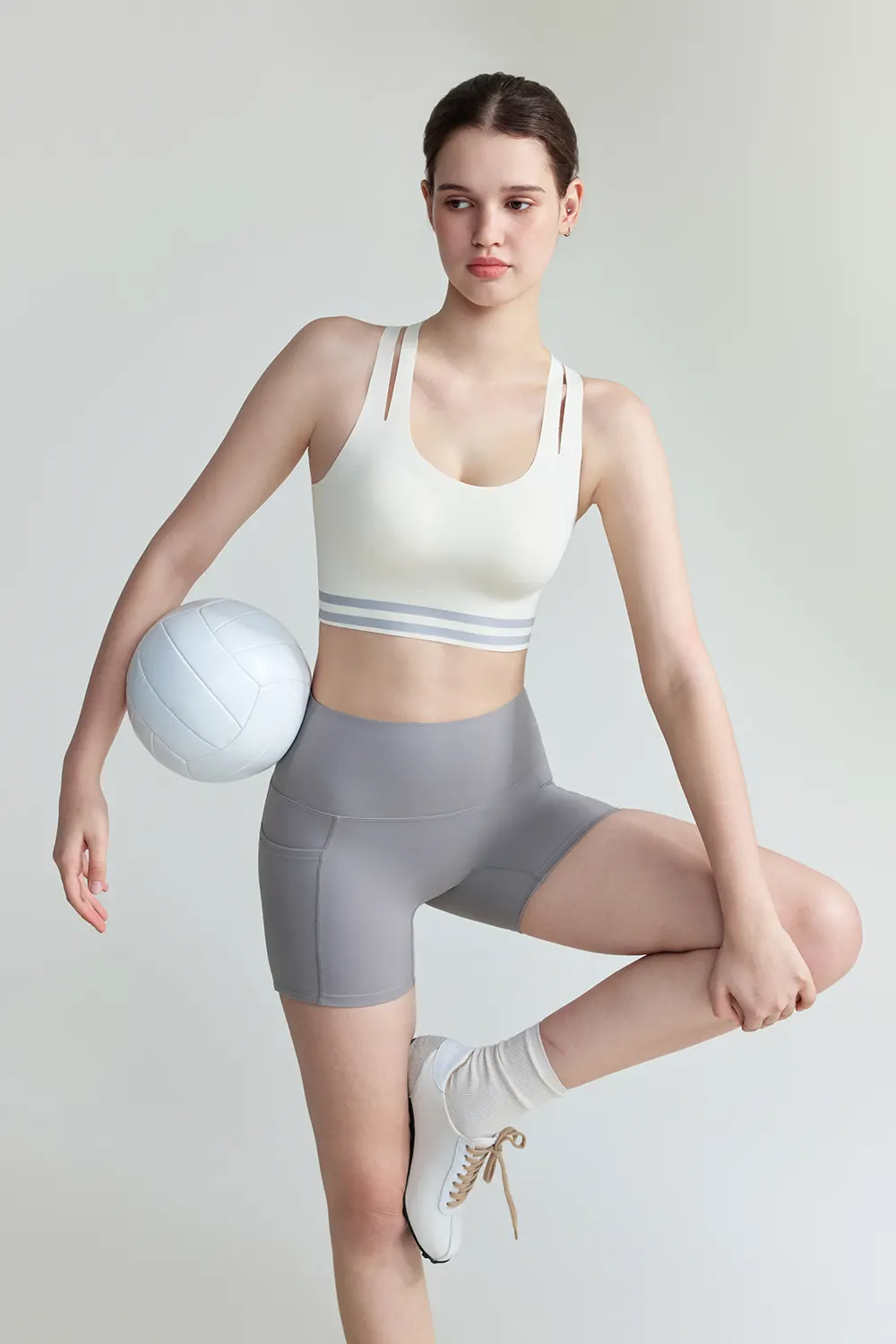 Racerback Shockproof  Running Yoga Sports Bra