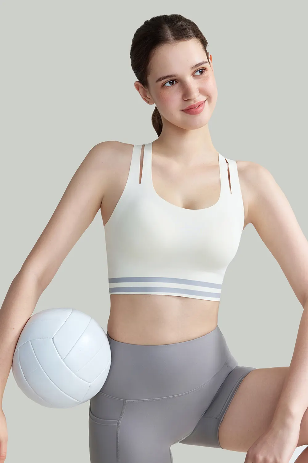 Racerback Shockproof  Running Yoga Sports Bra