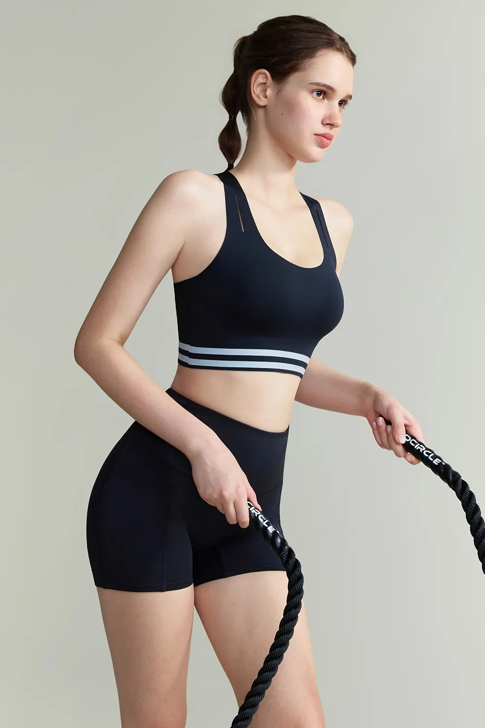 Racerback Shockproof  Running Yoga Sports Bra