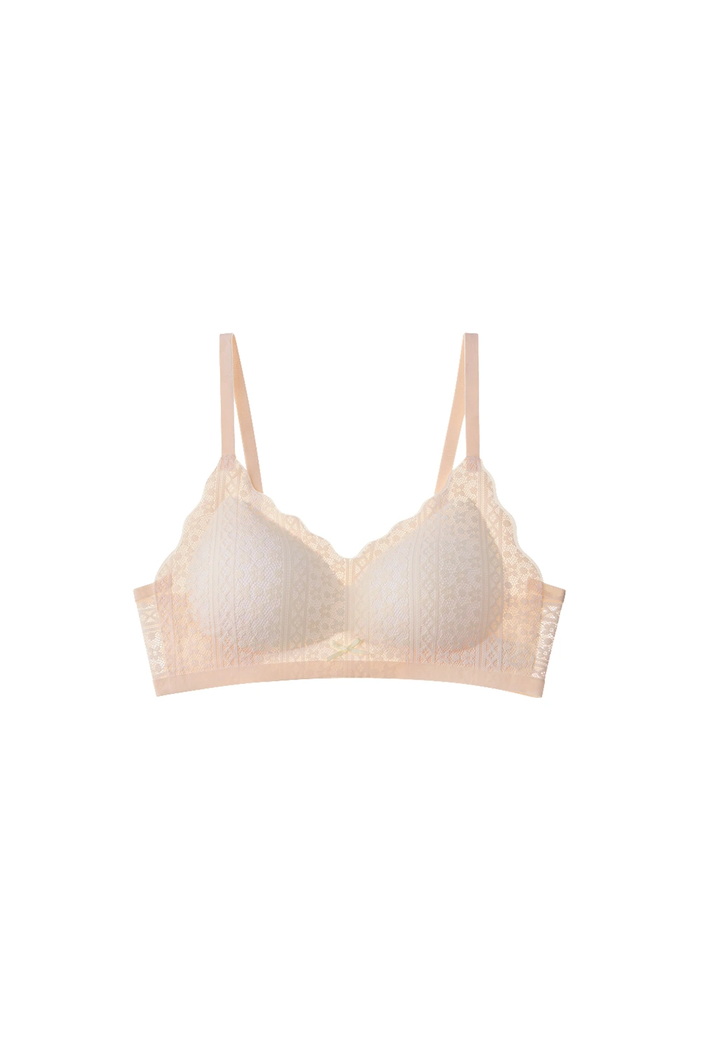 Lace Wireless Push Up Support Small Chest Bra