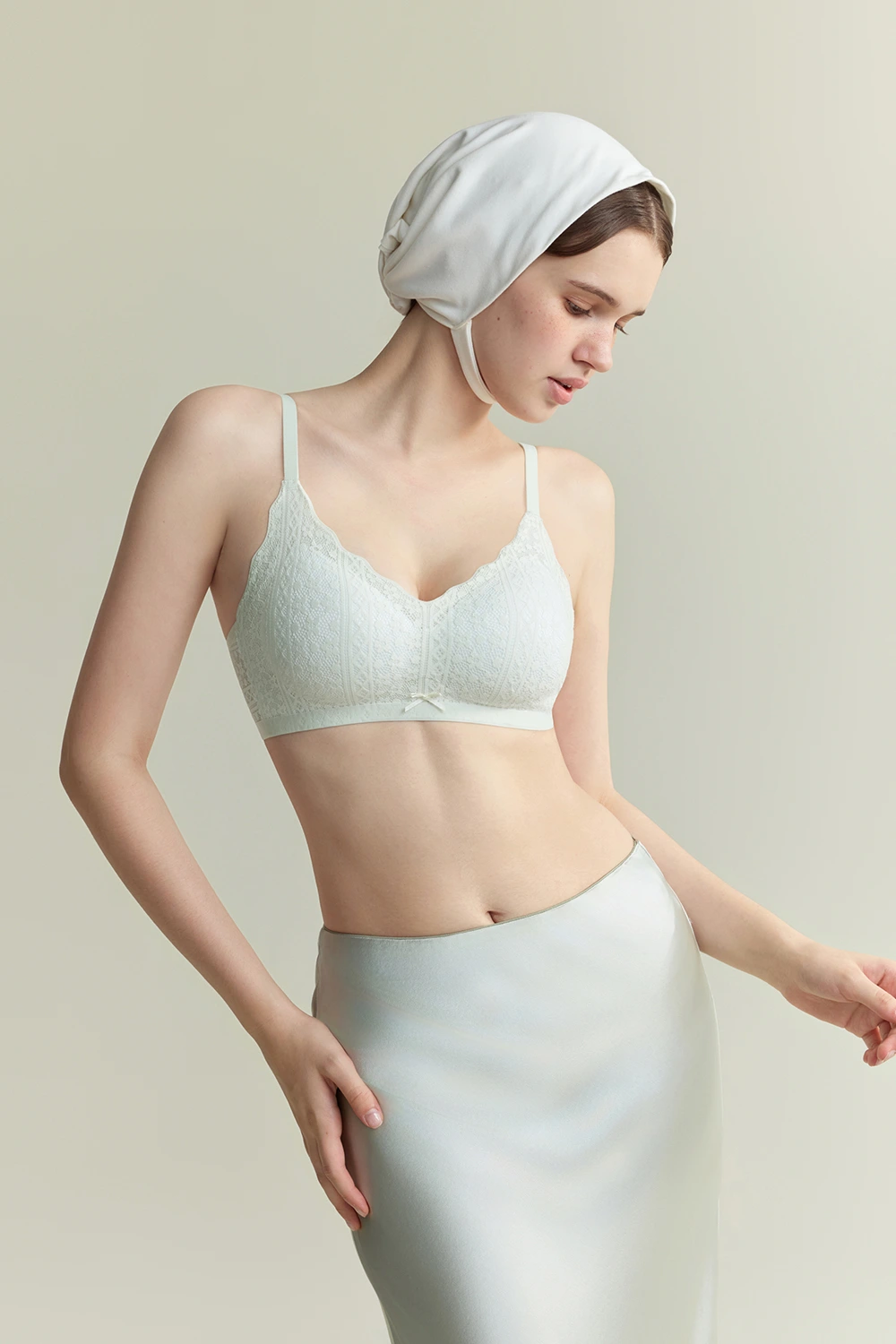 Lace Wireless Push Up Support Small Chest Bra
