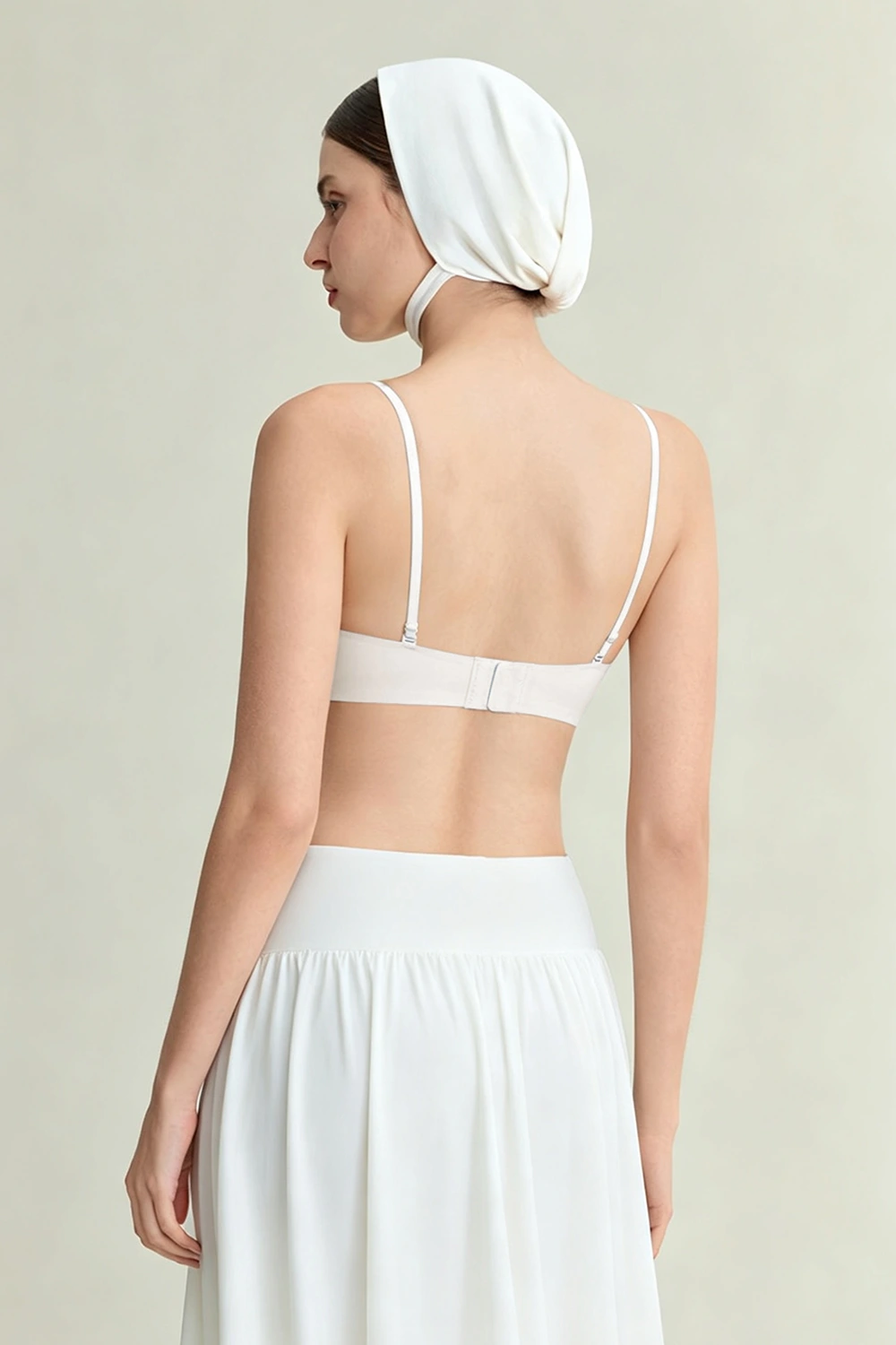 Push Up Square Neck Lace Patchwork Thin Small Chest Bra