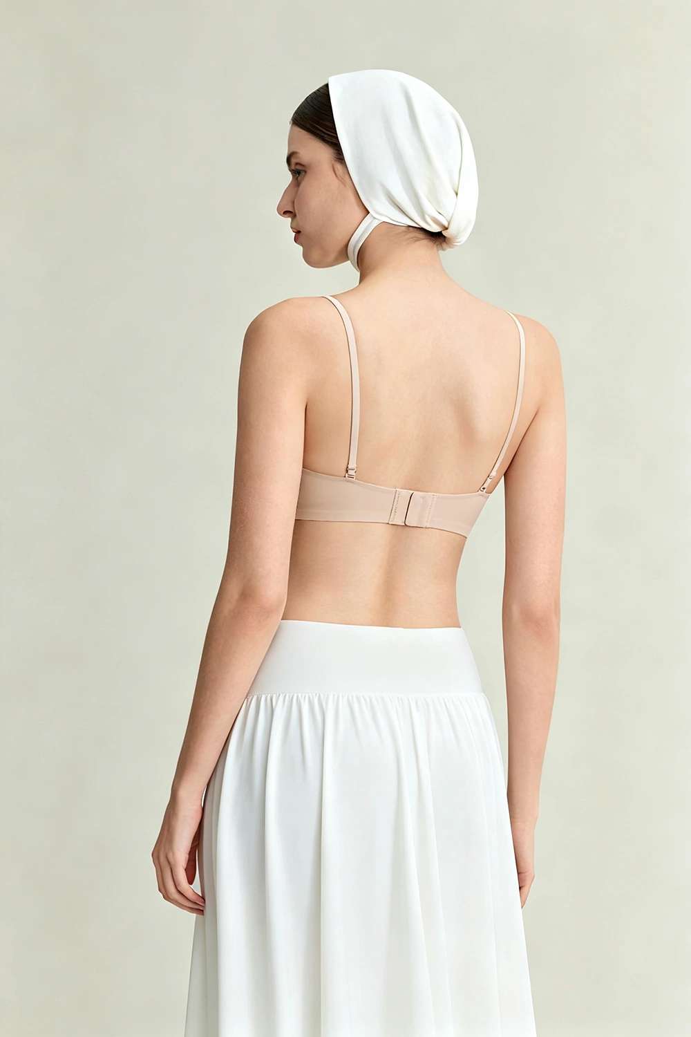Push Up Square Neck Lace Patchwork Thin Small Chest Bra