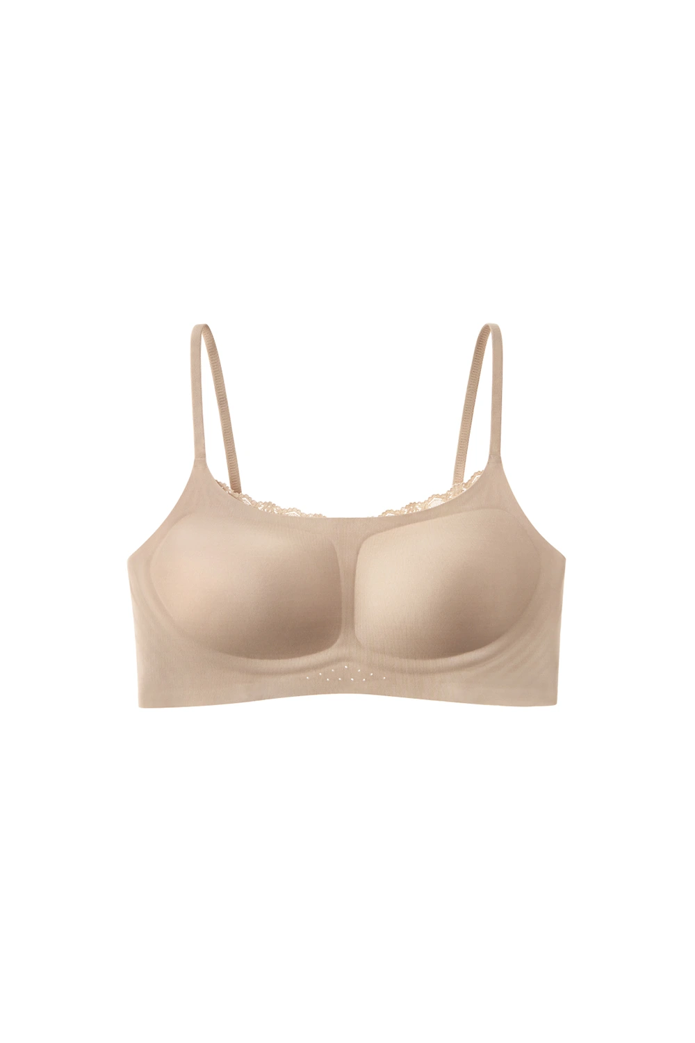 Push Up Square Neck Lace Patchwork Thin Small Chest Bra