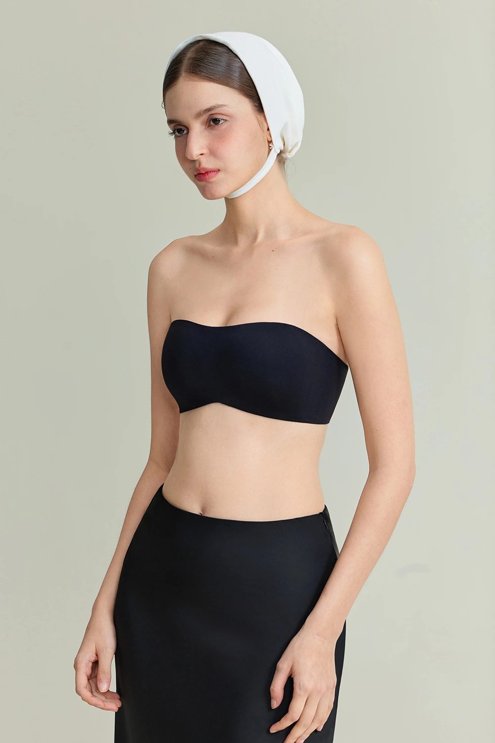 Strapless Invisible Leopard Print Backless Bras
