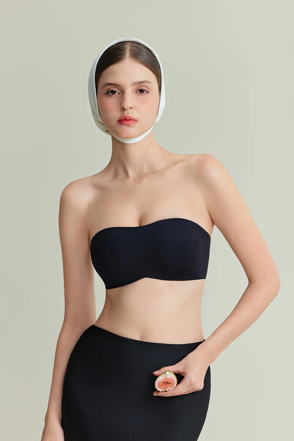 Strapless Invisible Leopard Print Backless Bras