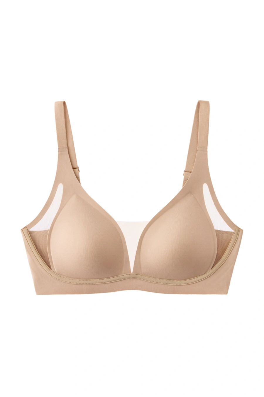 Deep V Mesh Push Up Small Breasts Bra