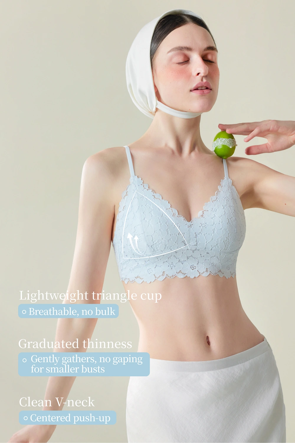Lace Triangle Cup Small Breasts Bras