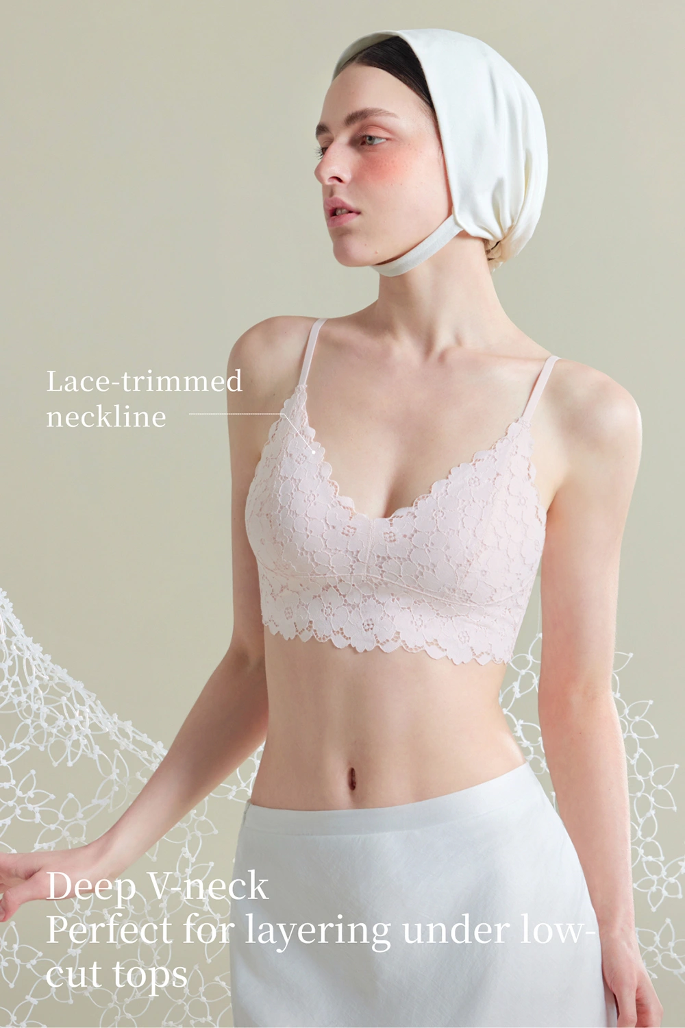Lace Triangle Cup Small Breasts Bras