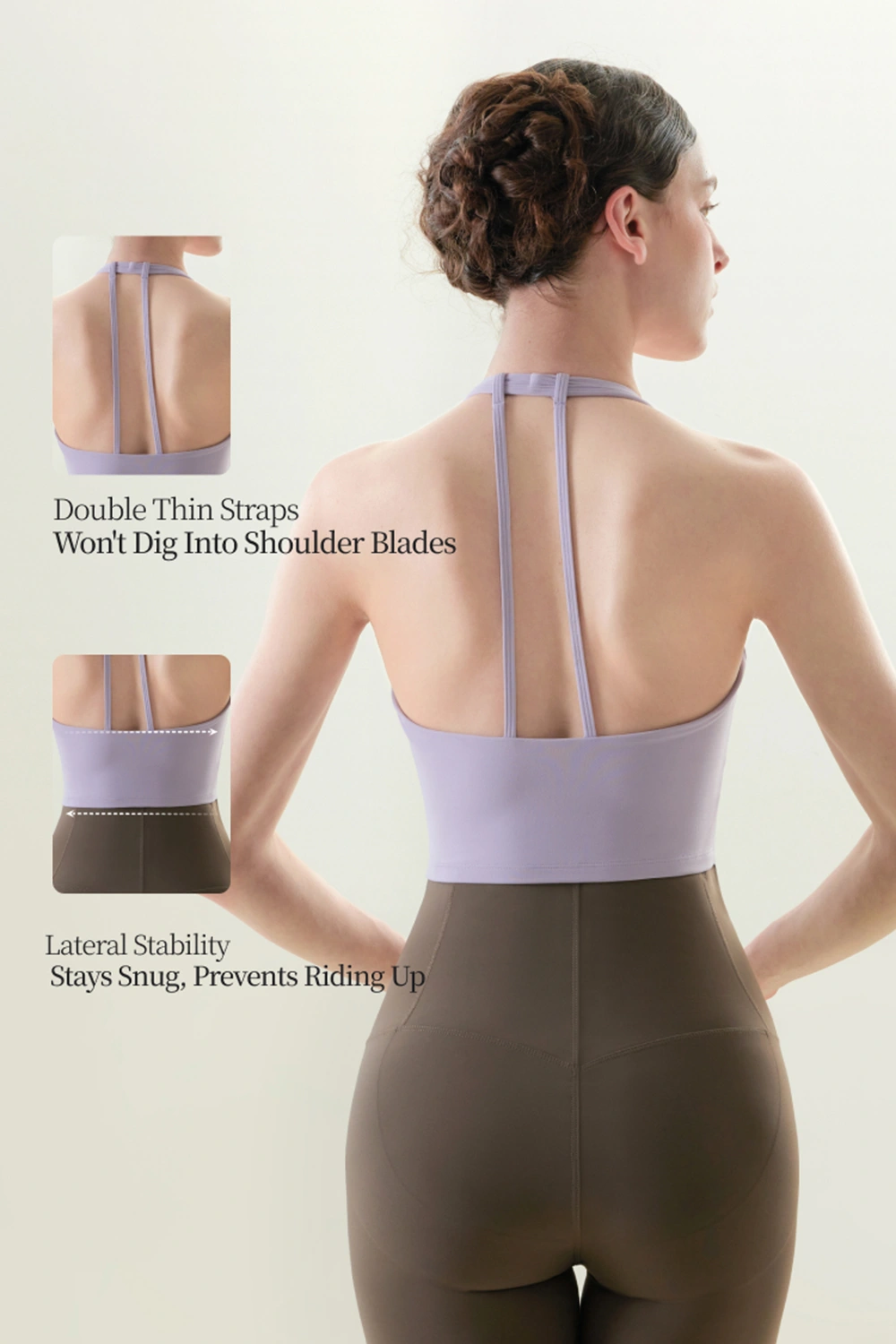 Halter Neck Beautiful Back Sports Bra