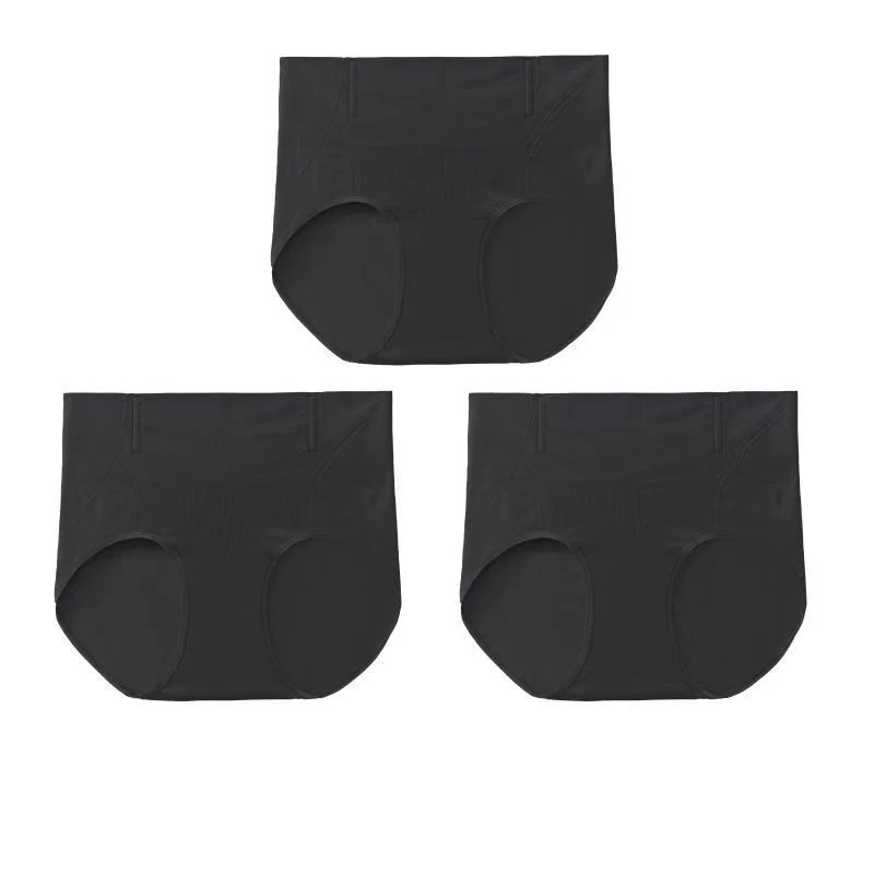 3pcs/Lot Mid Waist Seamless No Show High Elasticity Panties