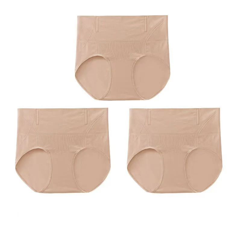 3pcs/Lot Mid Waist Seamless No Show High Elasticity Panties