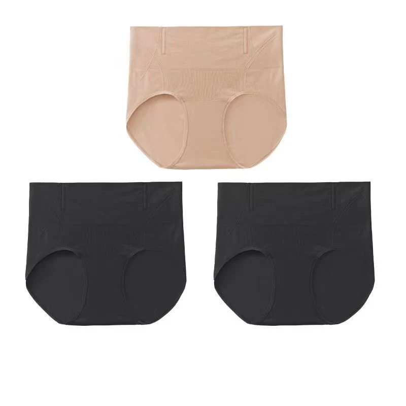 3pcs/Lot Mid Waist Seamless No Show High Elasticity Panties