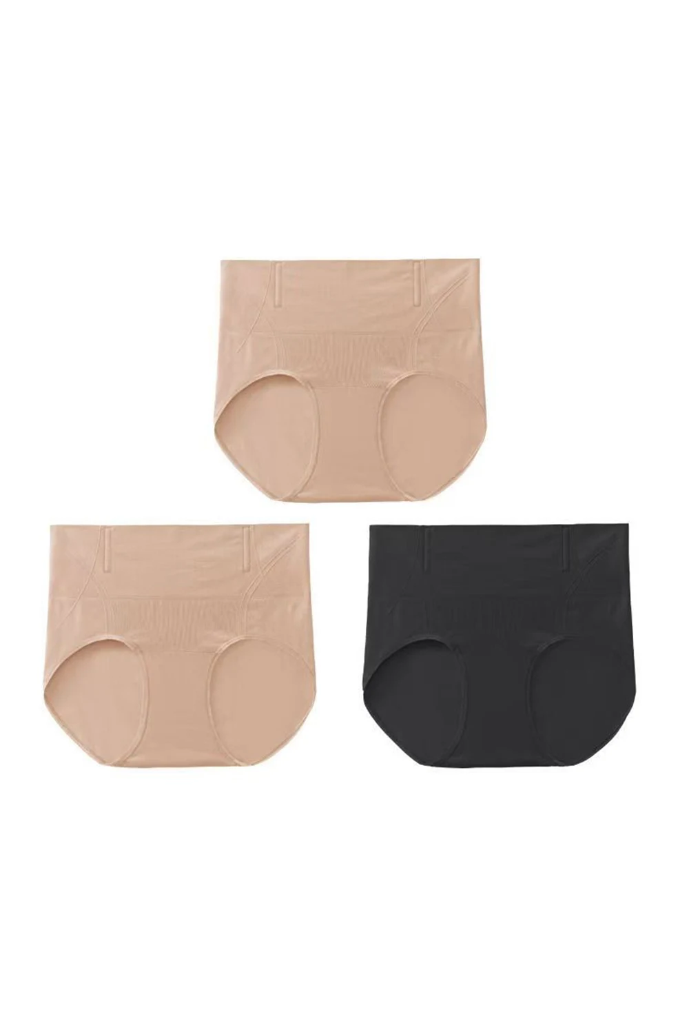 3pcs/Lot Mid Waist Seamless No Show High Elasticity Panties