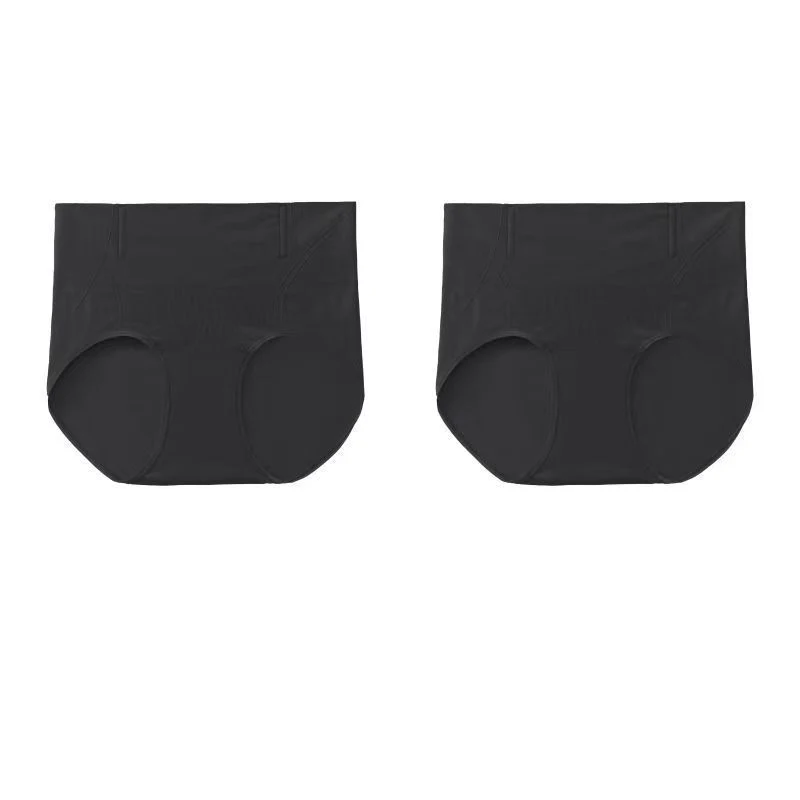 2pcs/Lot Seamless High Elasticity Mid Waist No Show Panties
