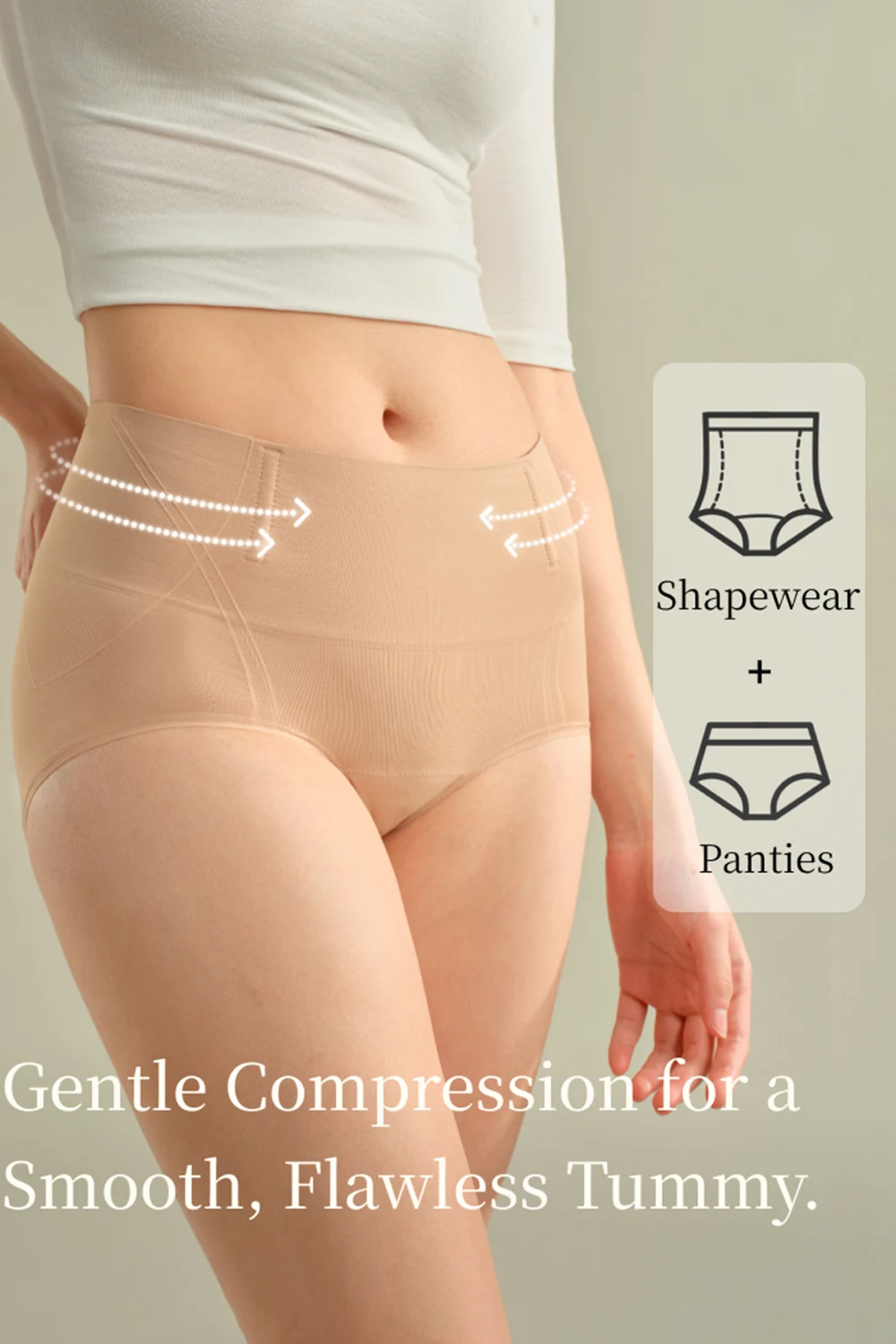 3pcs/Lot Mid Waist Seamless No Show High Elasticity Panties