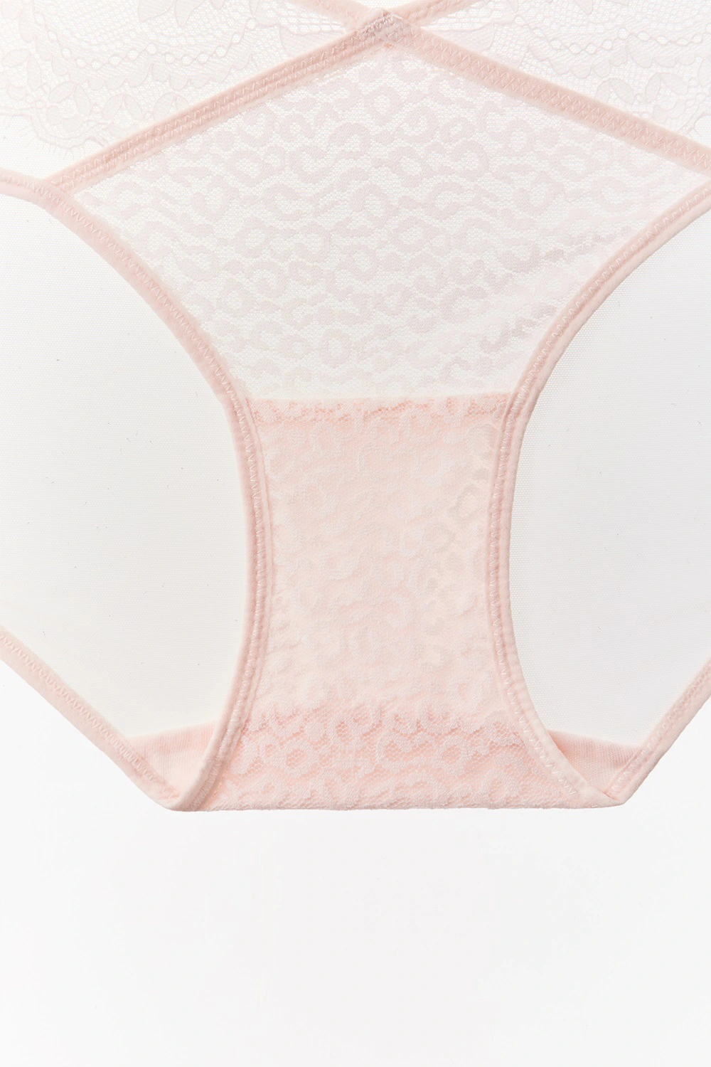 French Hollow Thin Mid-to-low Waist Lace Panties