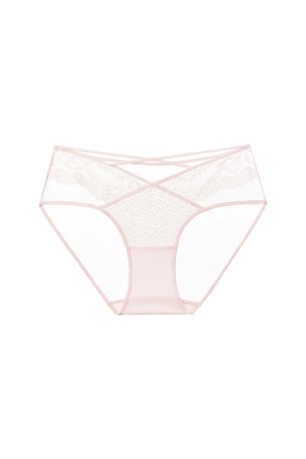 French Hollow Thin Mid-to-low Waist Lace Panties