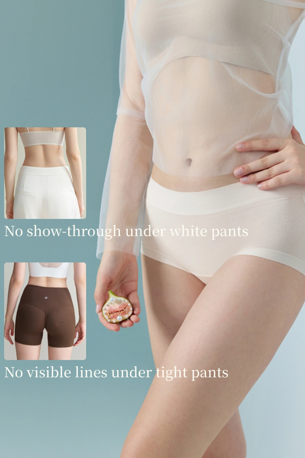Cotton Mid Rise High Elastic Breathable Briefs