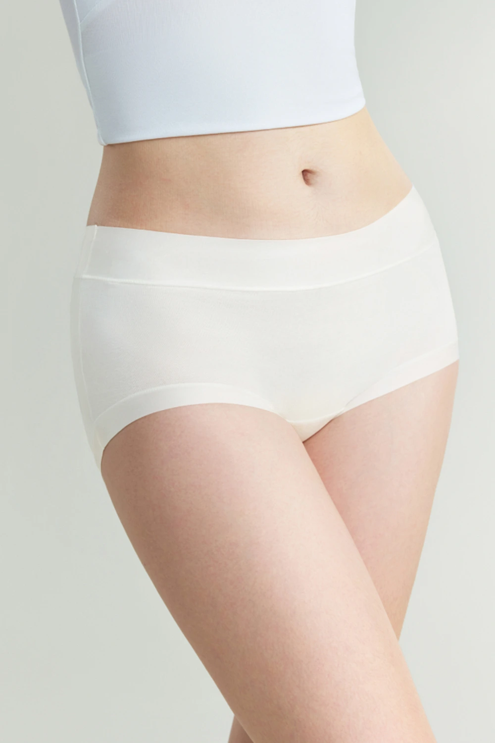 Cotton Mid Rise High Elastic Breathable Briefs