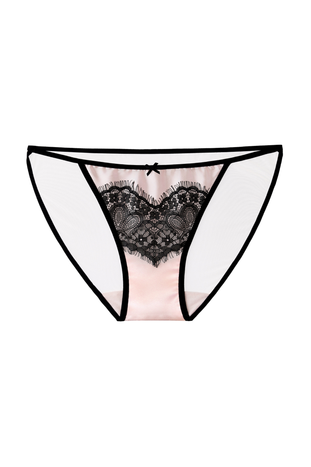 Satin Lace Low-rise Thin Briefs