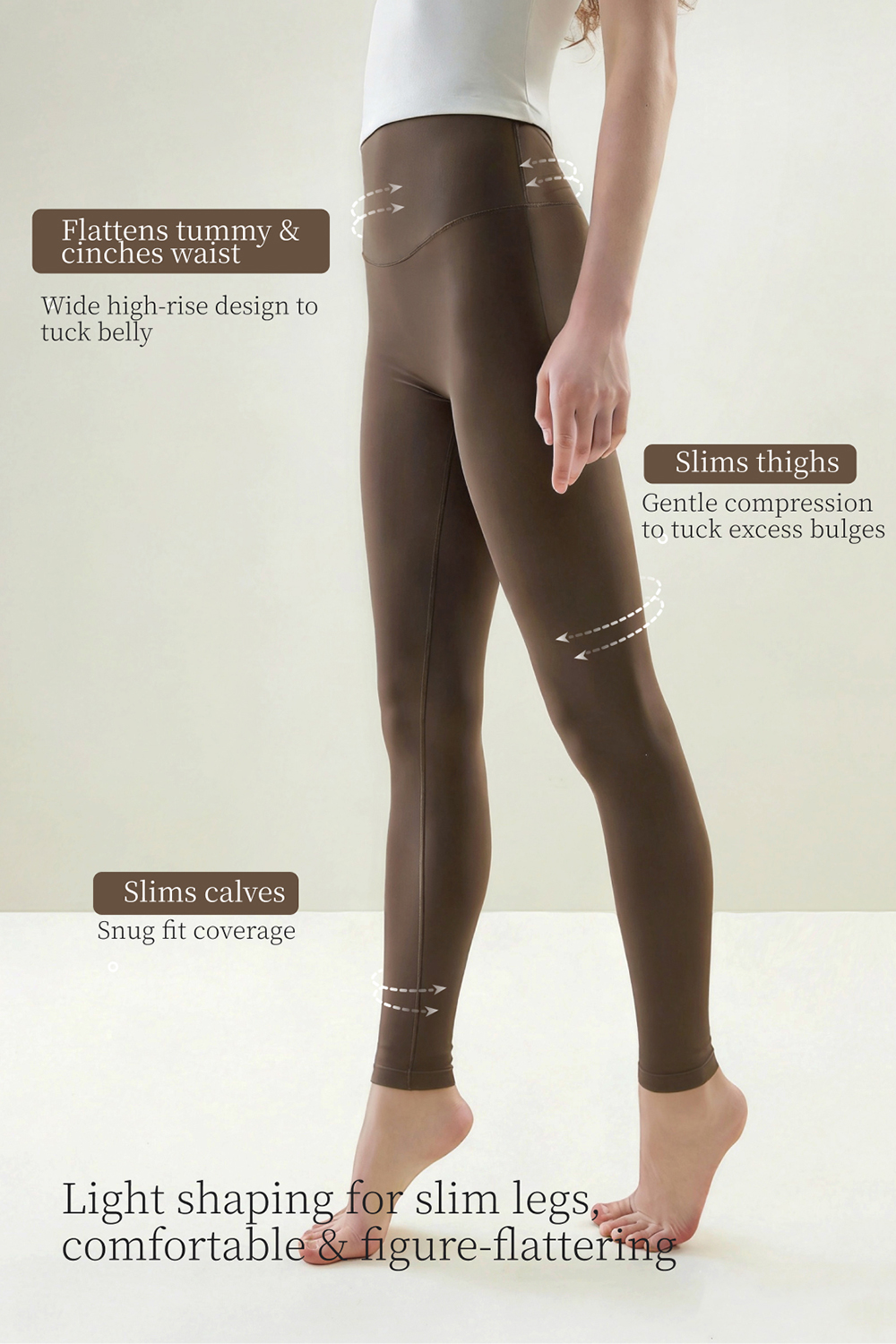 Mid Waist Butt Lifting Yoga Shark Pants