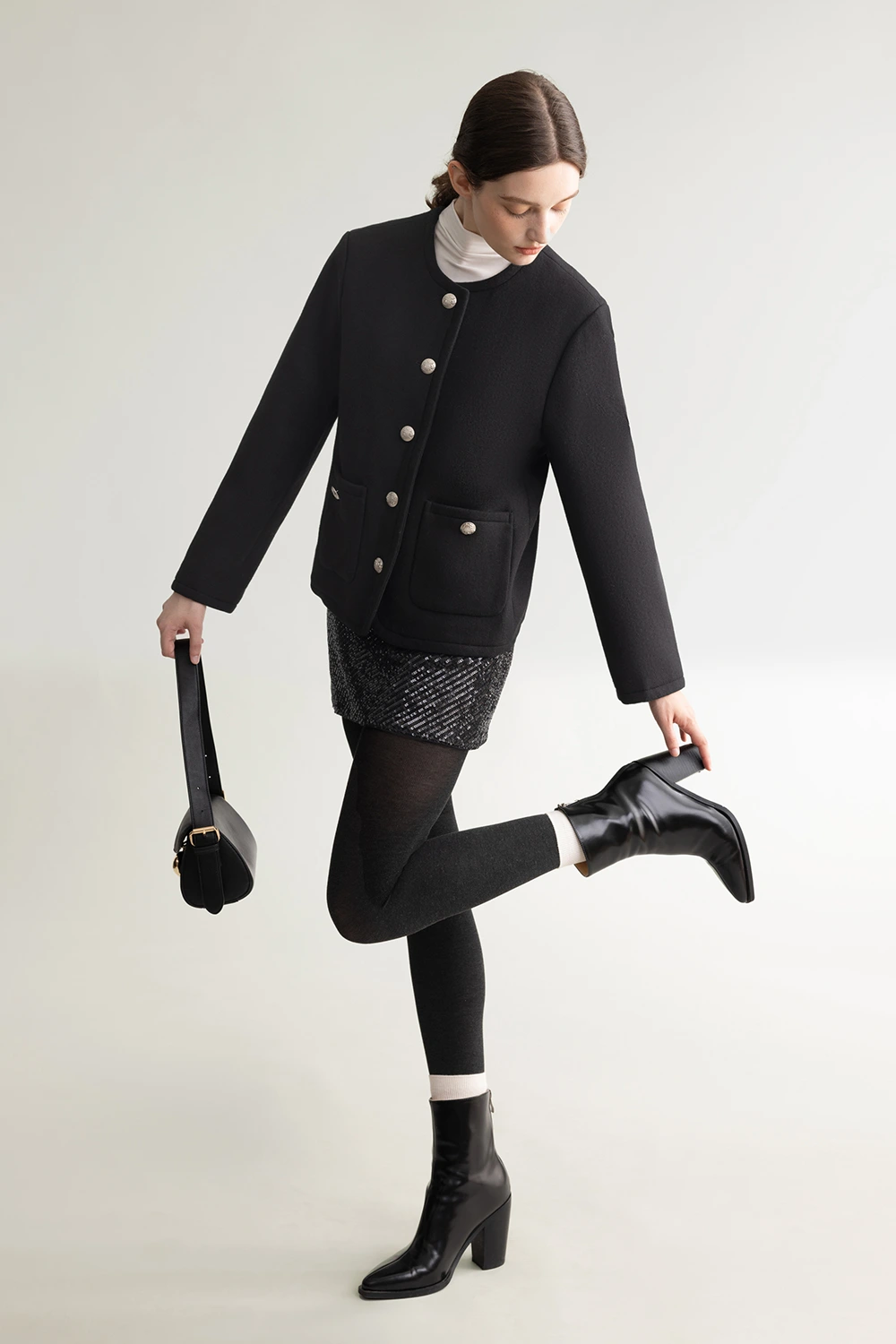 High Waist Lined Tights Thermal Leggings