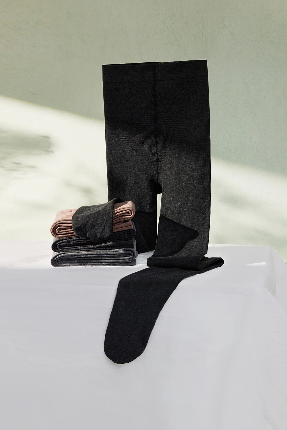 Fleece Thermal Mid Waist Thickened Leggings Tights