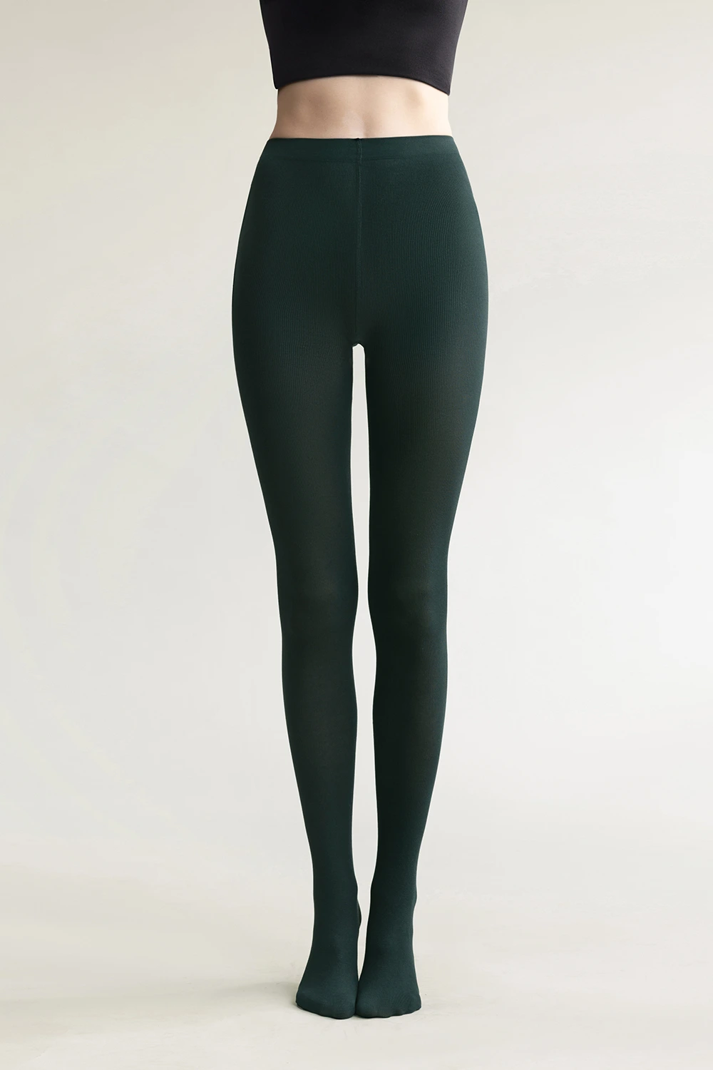 Mid Waist Solid Simple Stretchy Thin Leggings