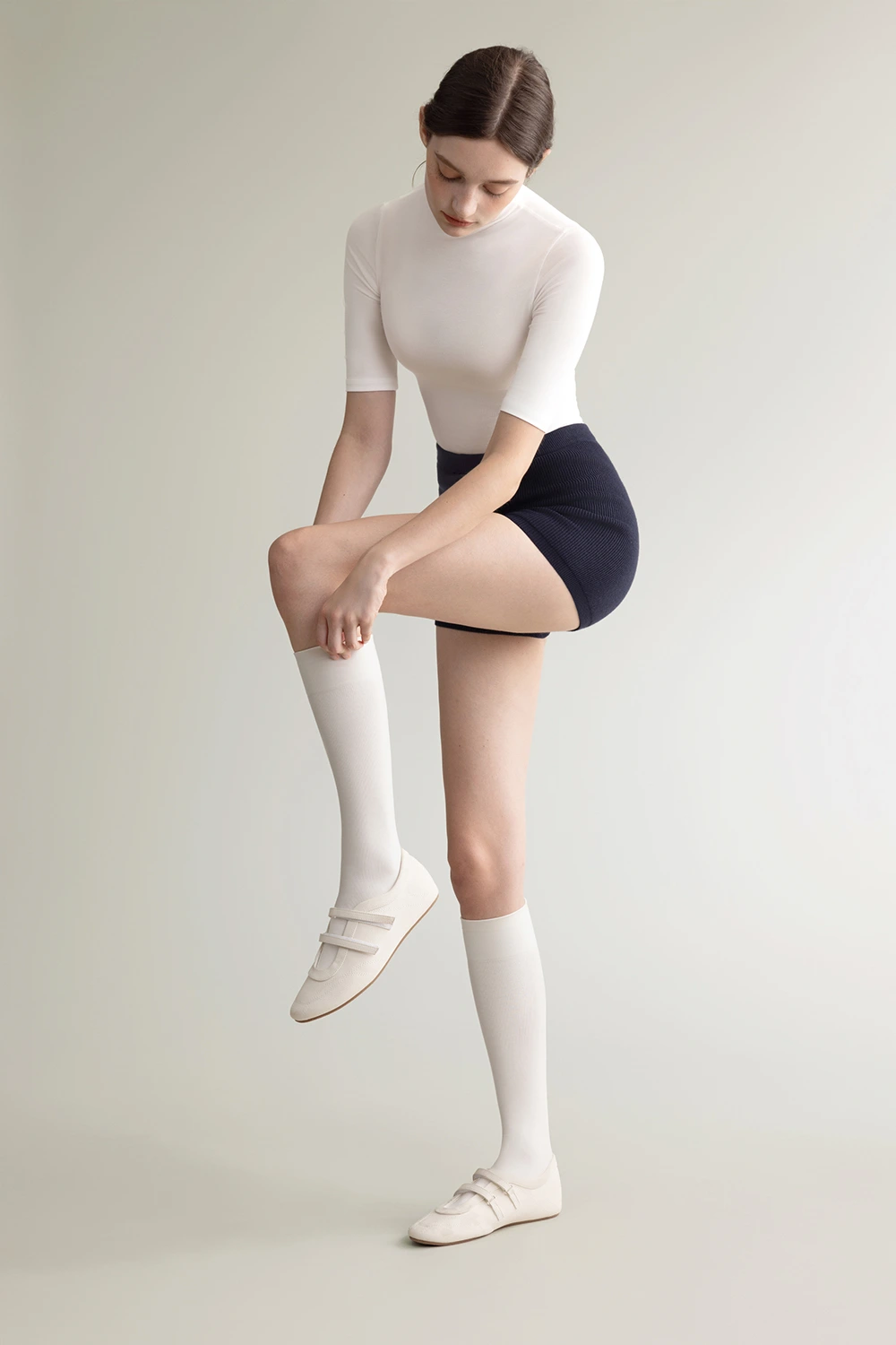Sheep Wool Blend Harajuku Japanese JK Stocking