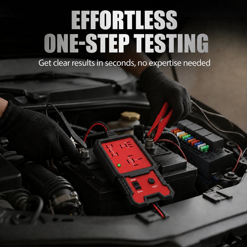 EFFORTLESSONE-STEP TESTING🔧12V AutomotiveRelay Tester