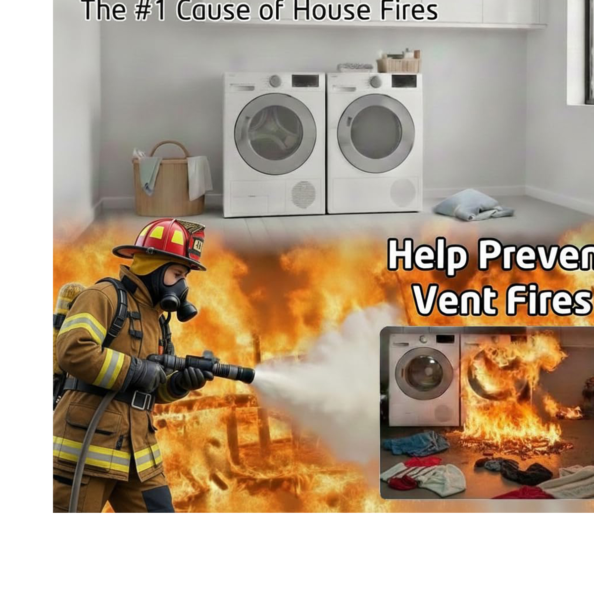 Flexible Dryer Vent Cleaner Kit for Removing Lint, Dust & Debris — Keep Your Dryer Running Smoothly