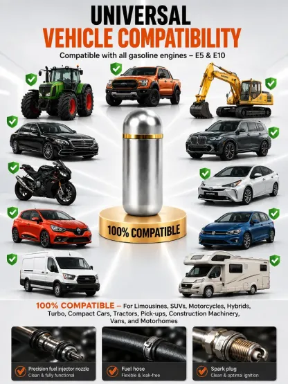 🚀 TÜV & DEKRA Certified PEA Fuel Additive – Save Up to 50% Fuel & Dissolve 10 Years Carbon Deposits – 100% Safe for E5/E10 Engines + 30-Day Risk-Free Trial, Money-Back Guarantee & 10x Quality Refund