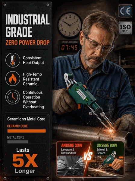 🔥 HEATS FAST. MELTS SOLDER FAST. GETS REPAIRS DONE BEFORE OLD IRONS EVEN WARM UP! ⚡ The High-Power Internal-Heating Soldering Gun Built for Rapid Heat-Up, Powerful Heat Transfer and Serious Repair Work — No More Waiting, Weak Heating or Frustrating Cold 