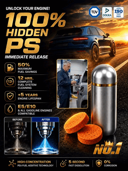 🚀 TÜV & DEKRA Certified PEA Fuel Additive – Save Up to 50% Fuel & Dissolve 10 Years Carbon Deposits – 100% Safe for E5/E10 Engines + 30-Day Risk-Free Trial, Money-Back Guarantee & 10x Quality Refund
